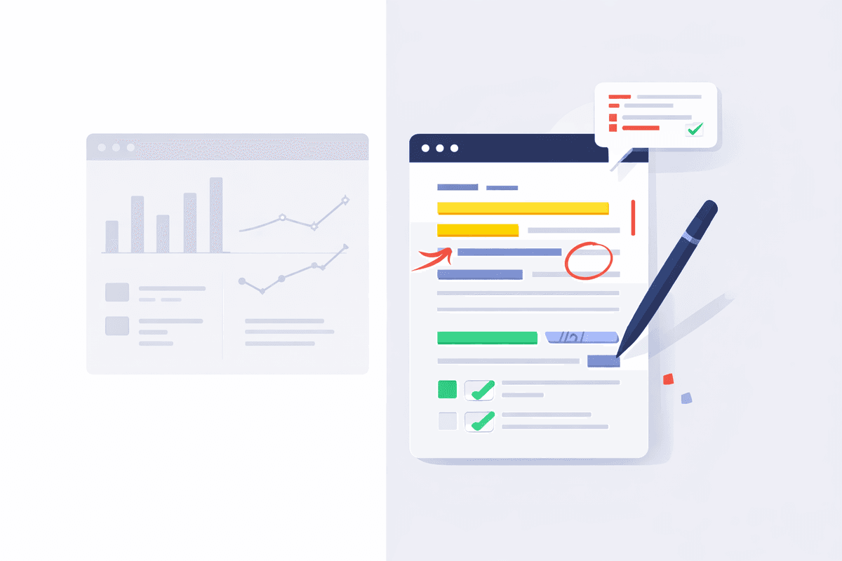 Citegrade vs AI SEO dashboards: editor vs monitor